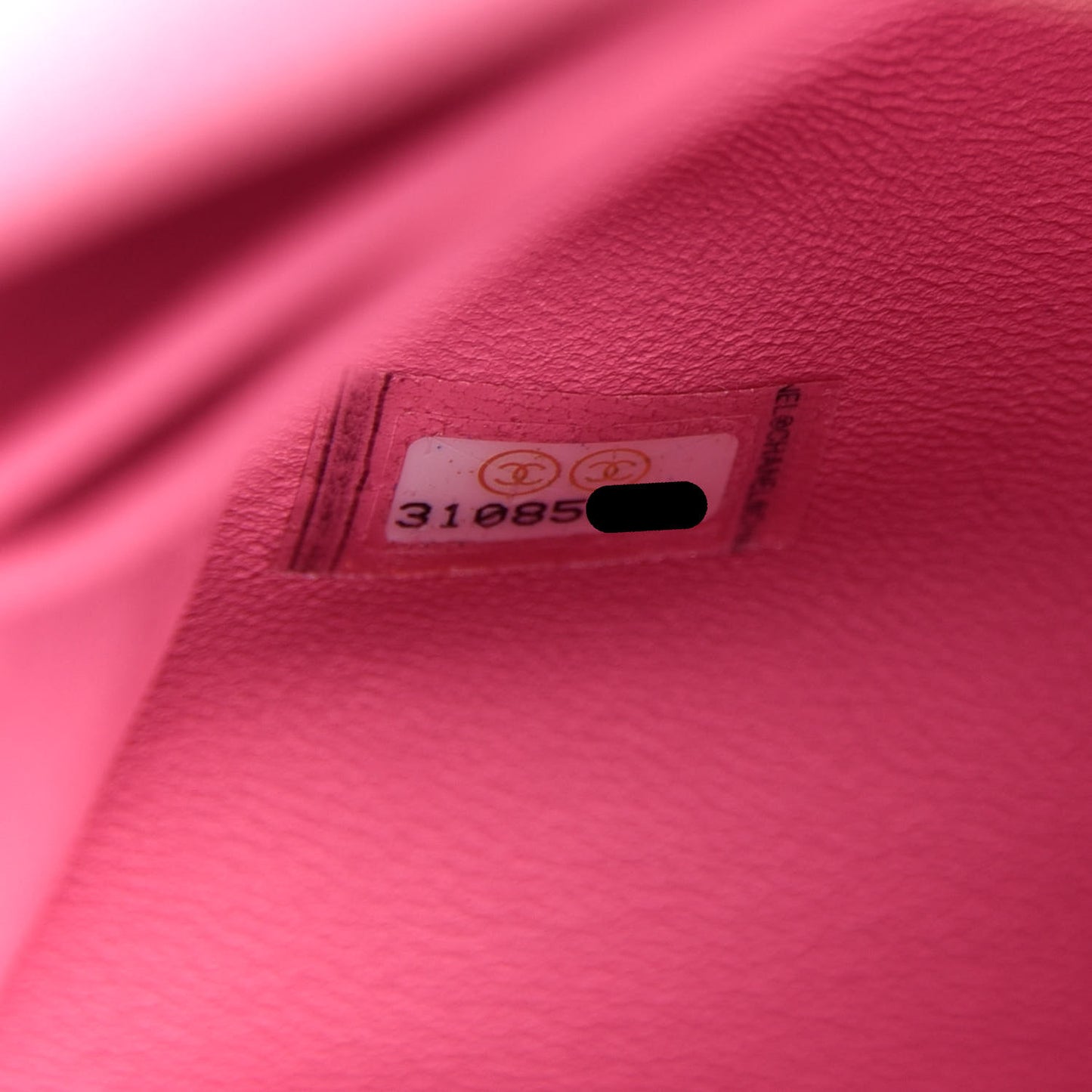 Caviar Lizard Embossed Quilted Mini Coco Handle Flap Pink
