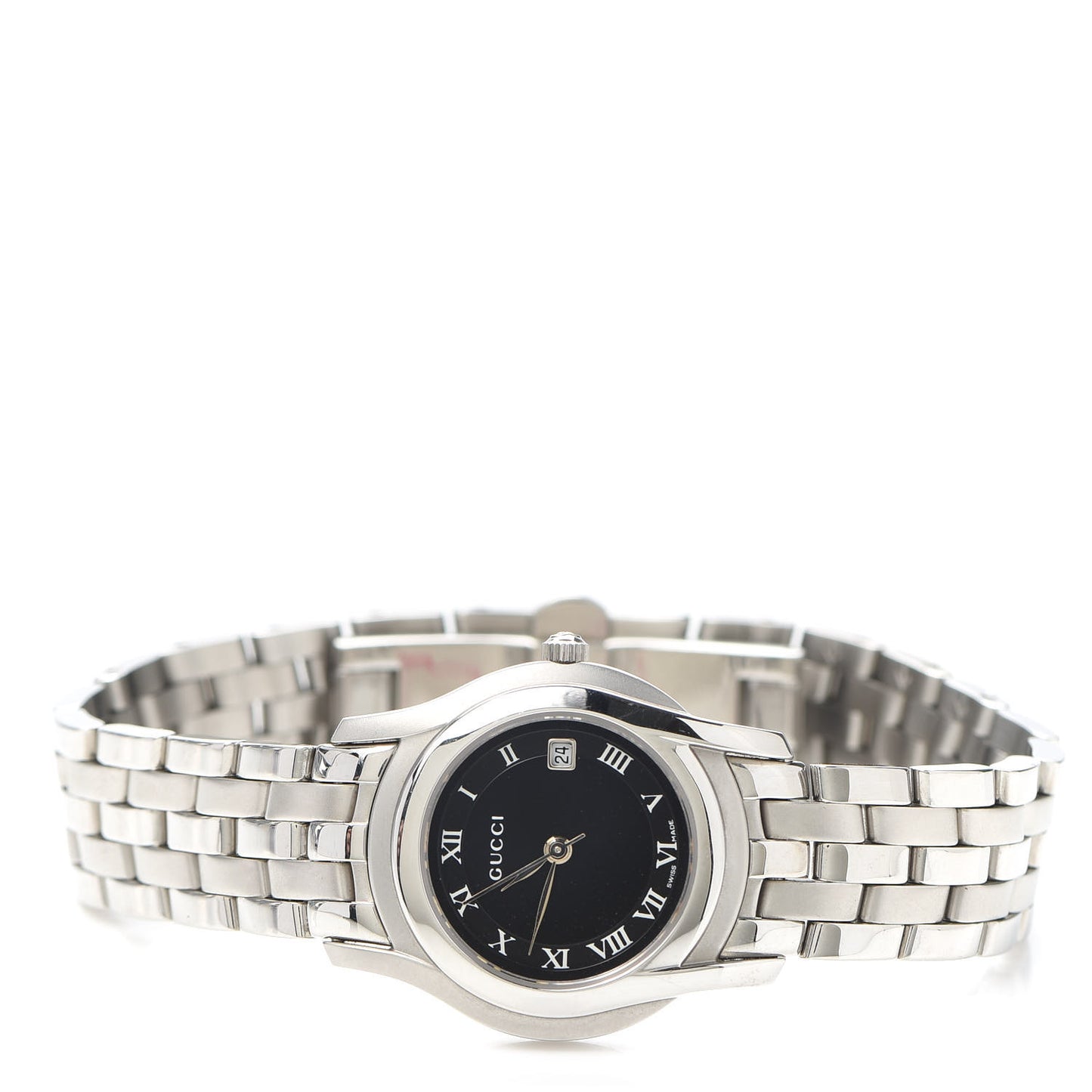 Stainless Steel 27mm 5500L Quartz Watch Black