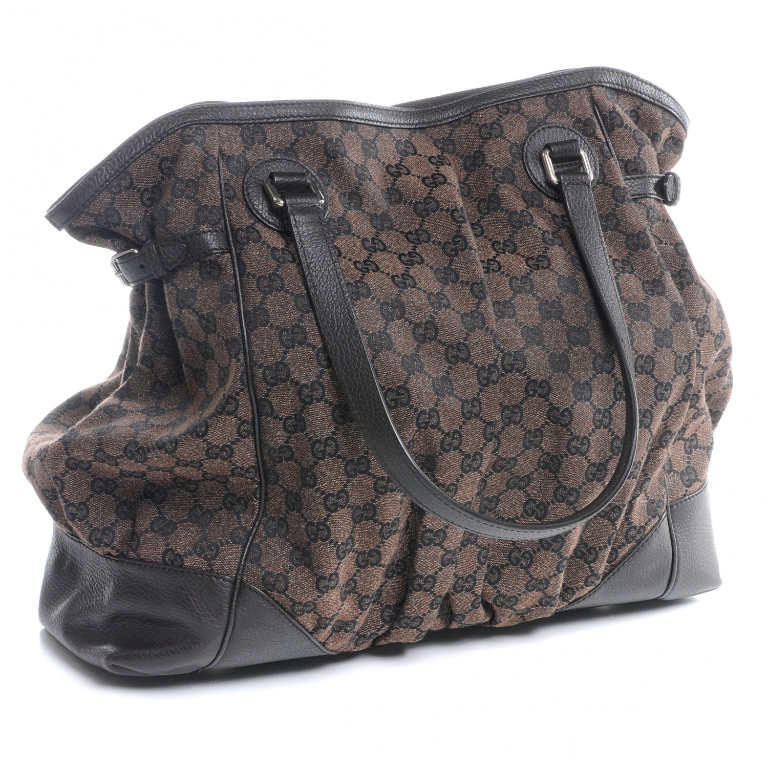 Gucci Monogram Full Moon Tote Brown 2 of 6
