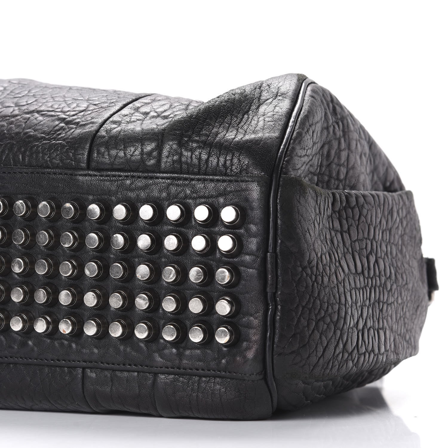 Alexander Wang Pebbled Lambskin Rocco Black Silver Hardware 7 of 8