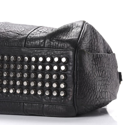 Alexander Wang Pebbled Lambskin Rocco Black Silver Hardware 7 of 8