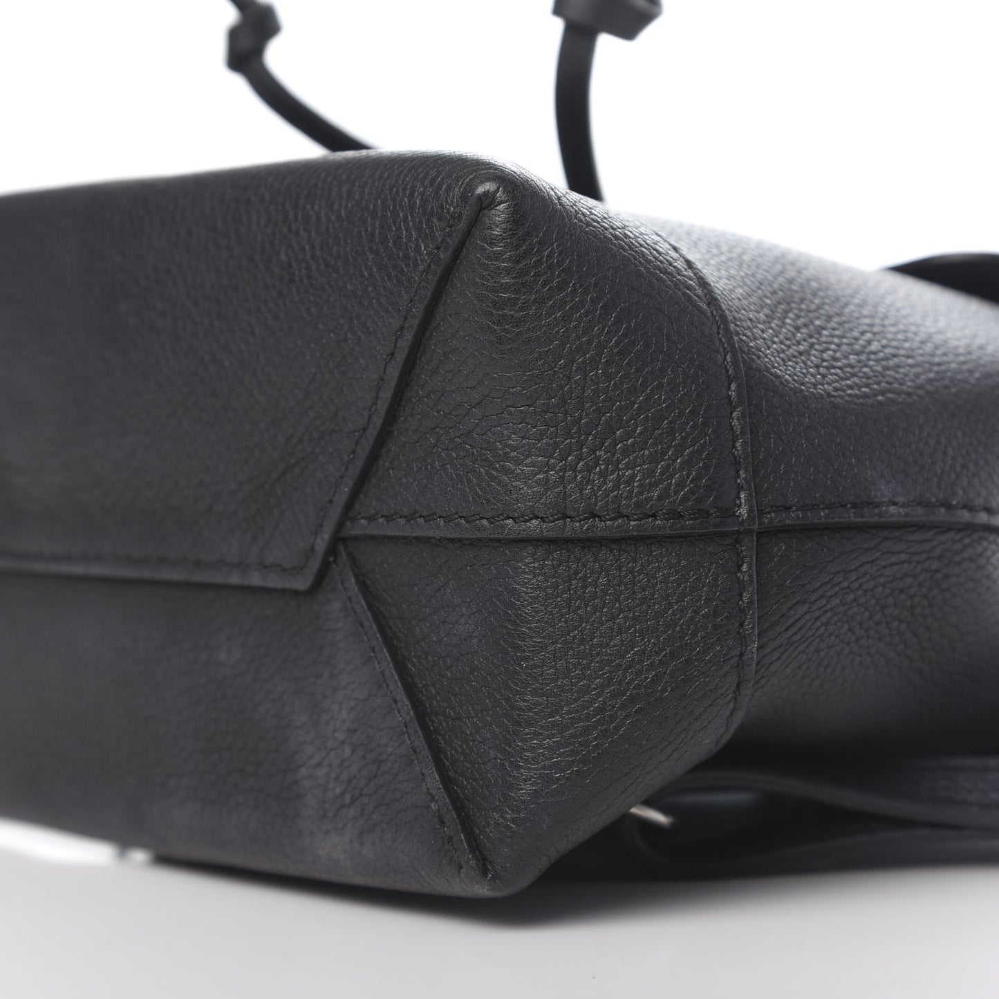 Calfskin Lockme Mini Backpack Black