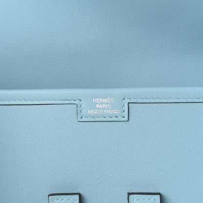 Hermes Swift Jige Elan 29 Clutch Bleu Saint Cyr 6 of 8