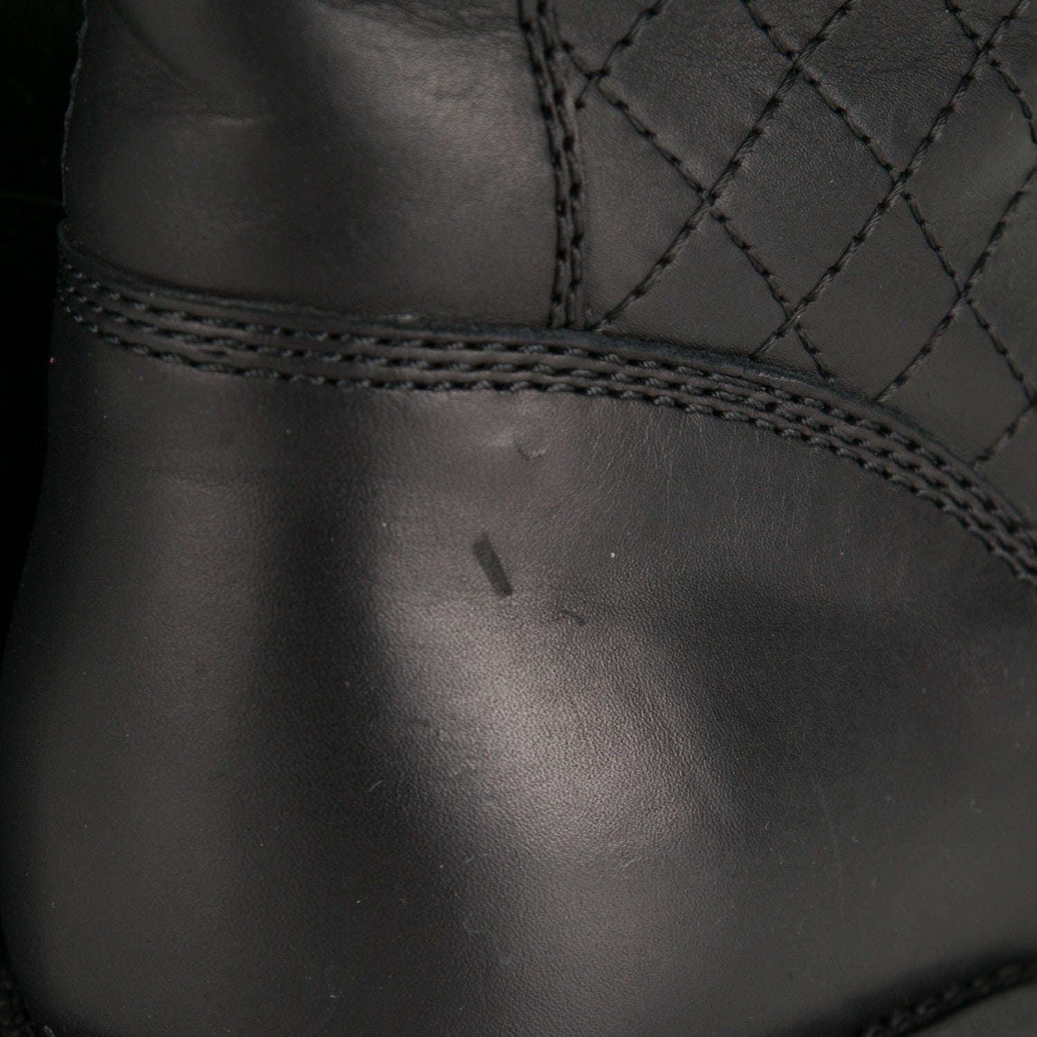 Chanel Calfskin Combat Boots 39.5 Black 8 of 8