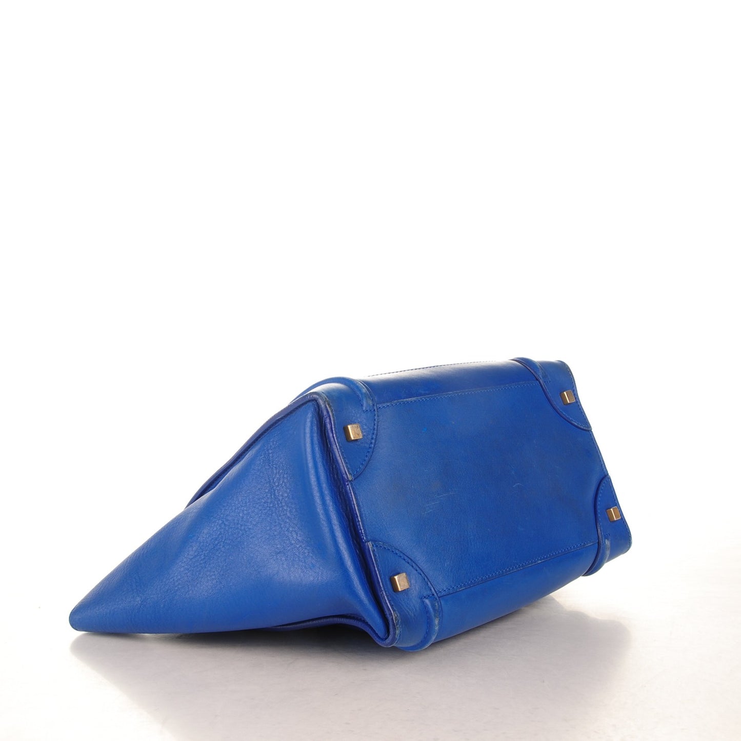 Smooth Calfskin Mini Luggage Electric Blue
