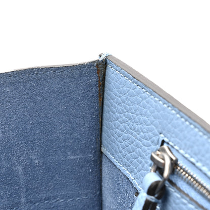 Mulberry Classic Grain Calfskin Small Bayswater Porcelain Blue 14 of 15