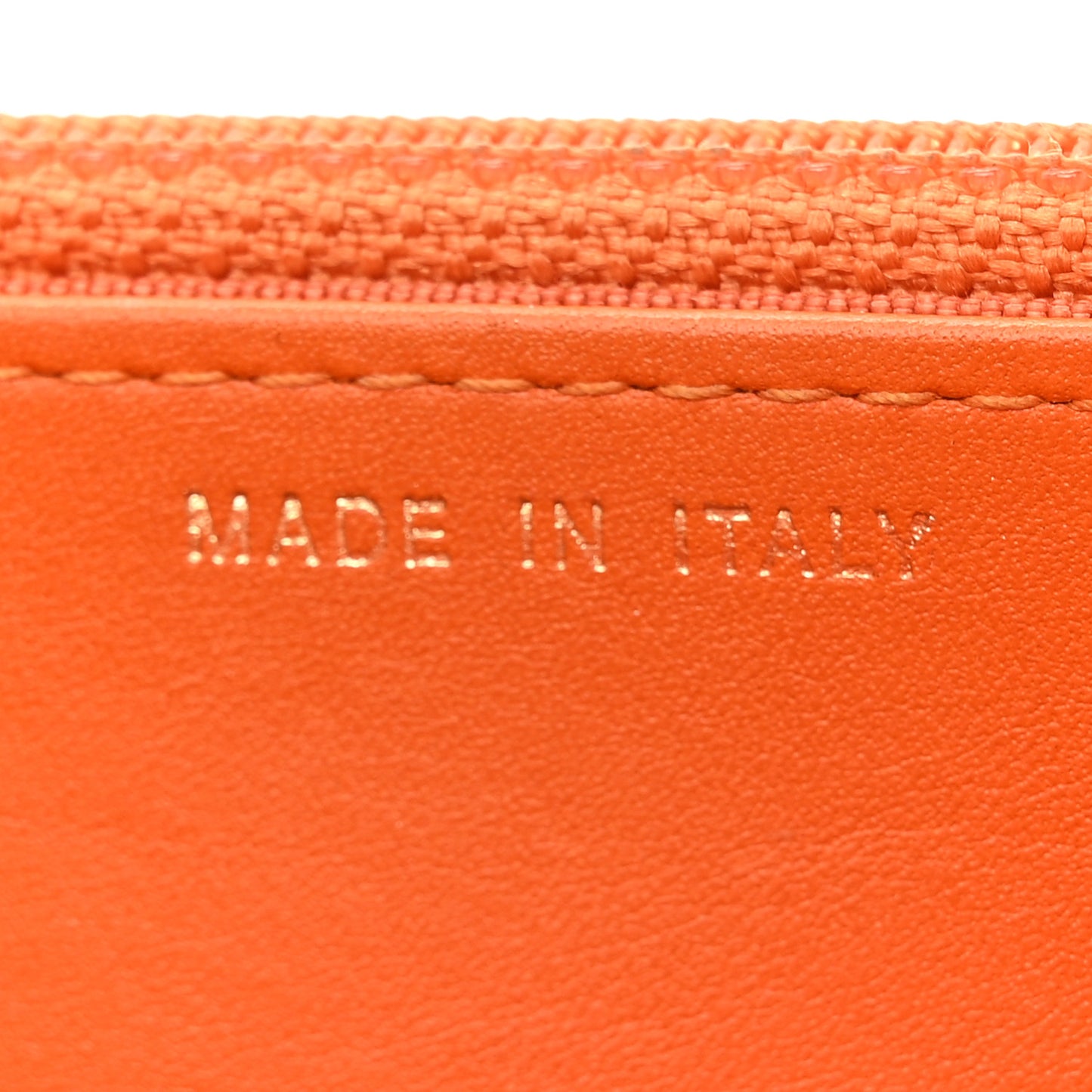 Snakeskin Wallet On Chain WOC Orange