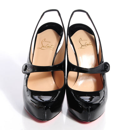Christian Louboutin Patent Rolande Boucle 120 Pumps 39.5 Black 2 of 6
