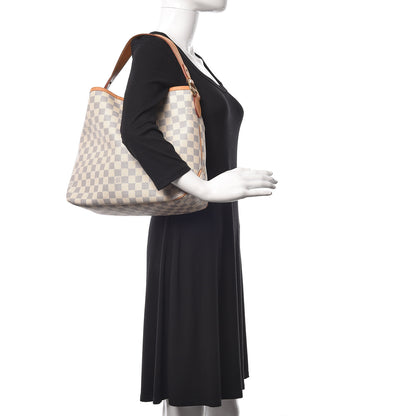Louis Vuitton Damier Azur Delightful PM Rose Ballerine 2 of 17