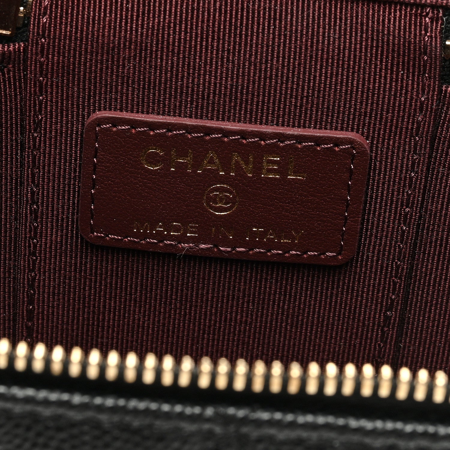 Chanel Caviar Quilted Mini Vanity Case With Chain Black 6 of 11
