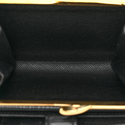 Louis Vuitton Epi French Purse Wallet Black 5 of 17