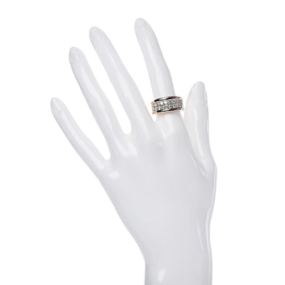 Cartier 18K Pink White Gold Diamond Serenade Ring 51 5.75 2 of 4