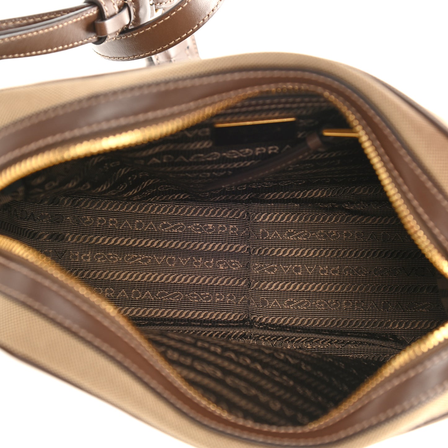 Jacquard Logo Camera Bag Corda Bruciato