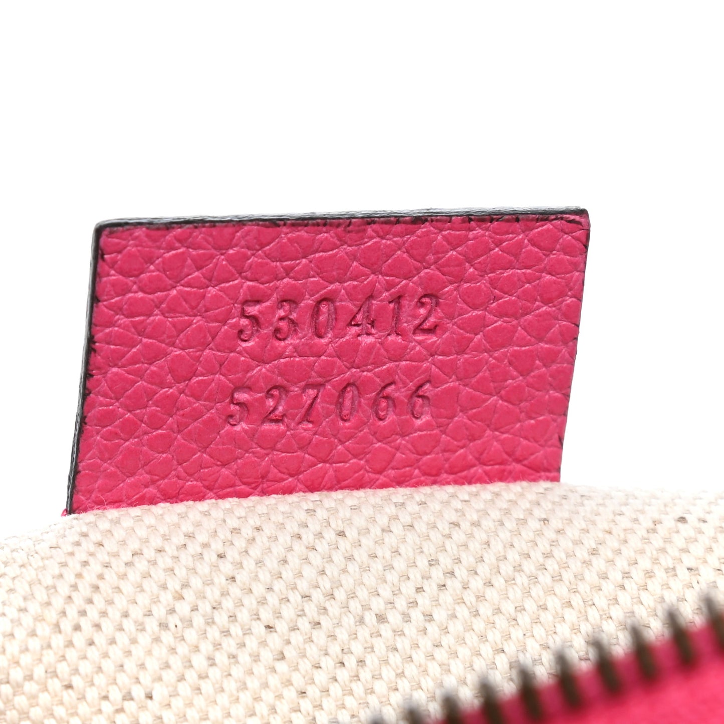 Grained Calfskin Logo Belt Bag Pink
