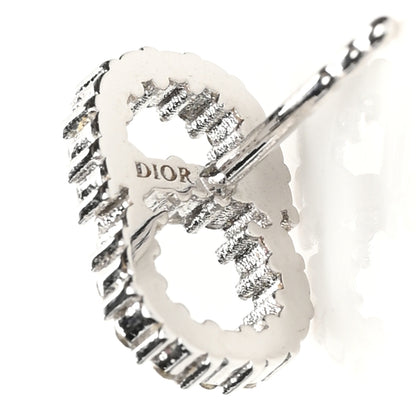 Christian Dior Crystal Clair D Lune Earrings Silver 4 of 4