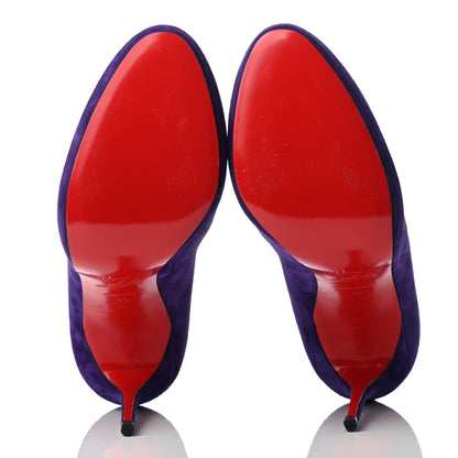 Christian Louboutin Suede Filo 120 Pumps 40 Violette 5 of 13