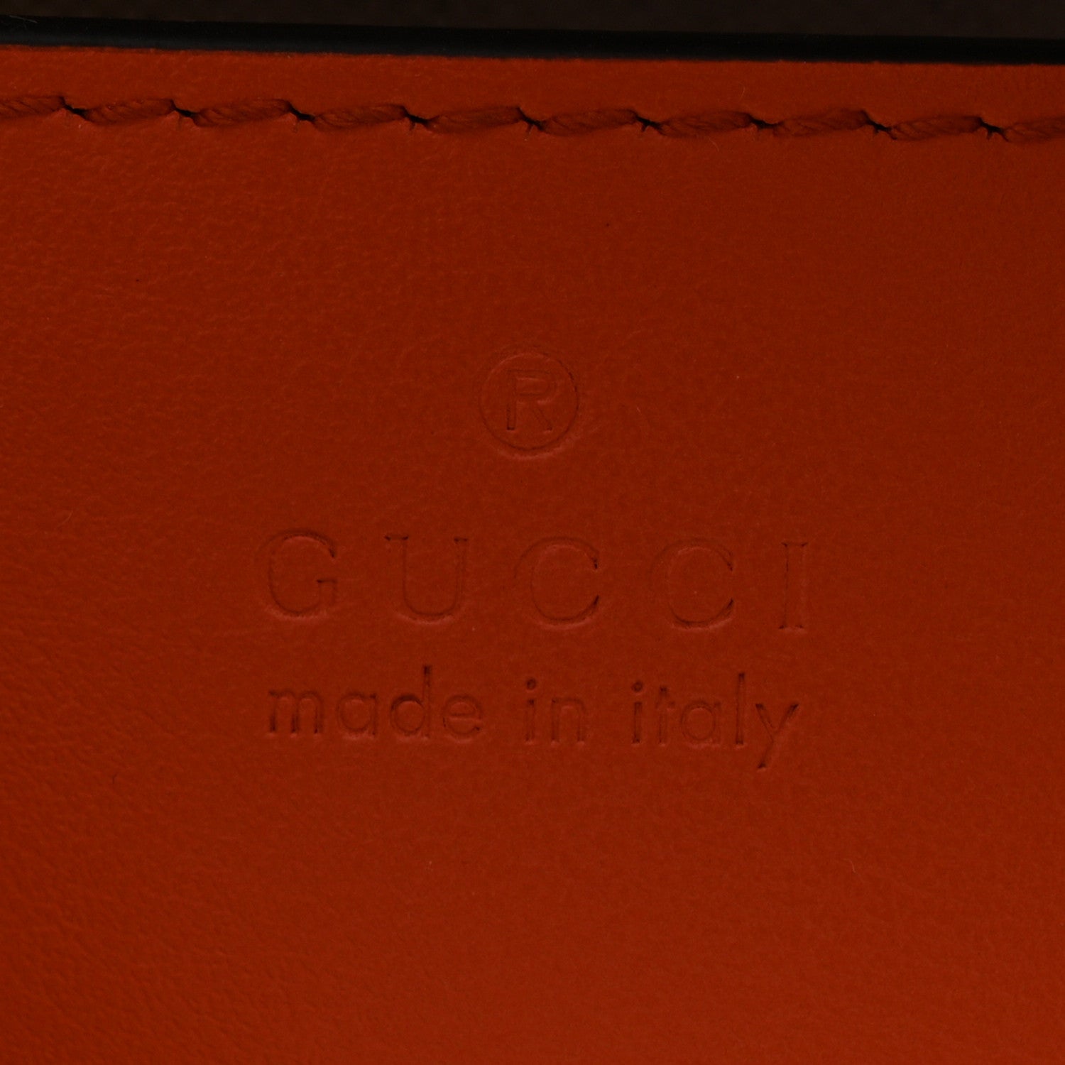 Gucci Calfskin GG Matelasse Shoulder Bag Spring Orange Natural 6 of 10