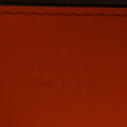 Gucci Calfskin GG Matelasse Shoulder Bag Spring Orange Natural 6 of 10
