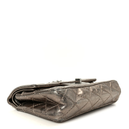 Chanel Aged Calfskin Quilted 2.55 Reissue Mini Flap Dark Silver 4 of 10