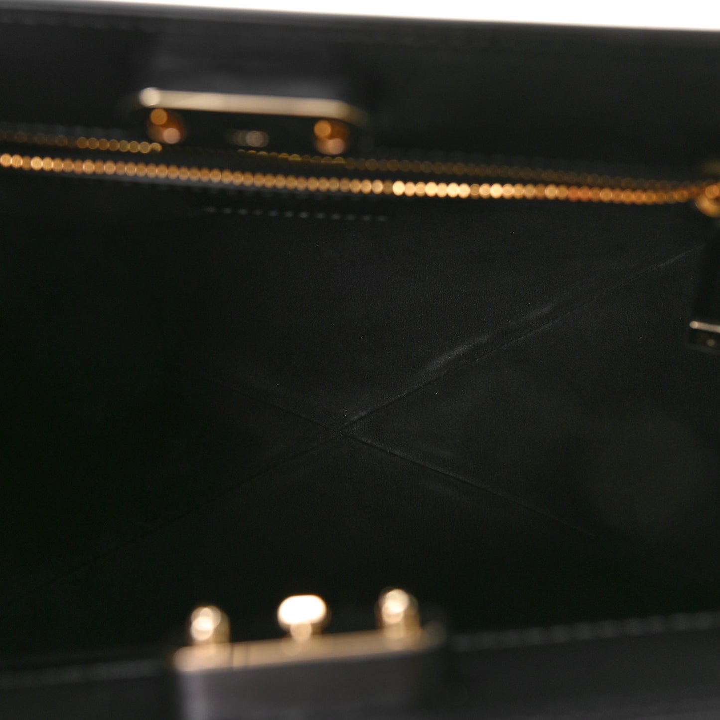 Calfskin Medium Key Shoulder Bag Black