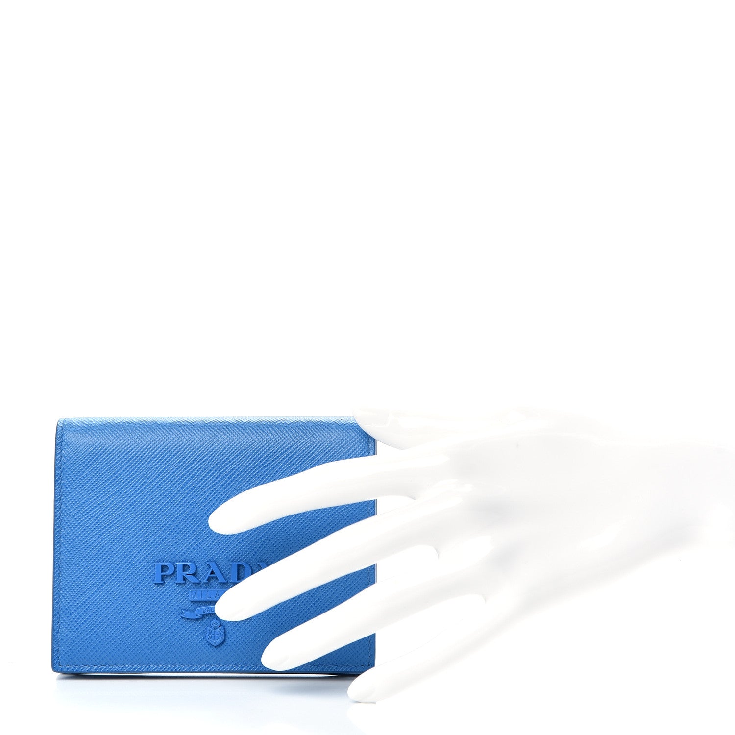 Prada Saffiano Shine Monochrome Bi-Fold Wallet Marea 2 of 6