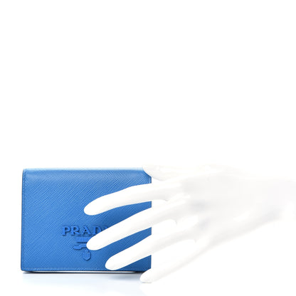 Prada Saffiano Shine Monochrome Bi-Fold Wallet Marea 2 of 6