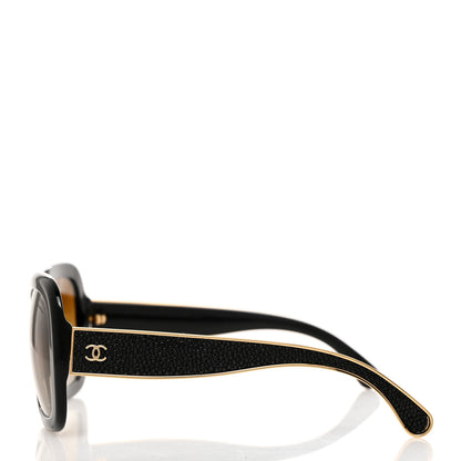 Chanel Stingray Polarized CC Sunglasses 5272-Q Black 3 of 9