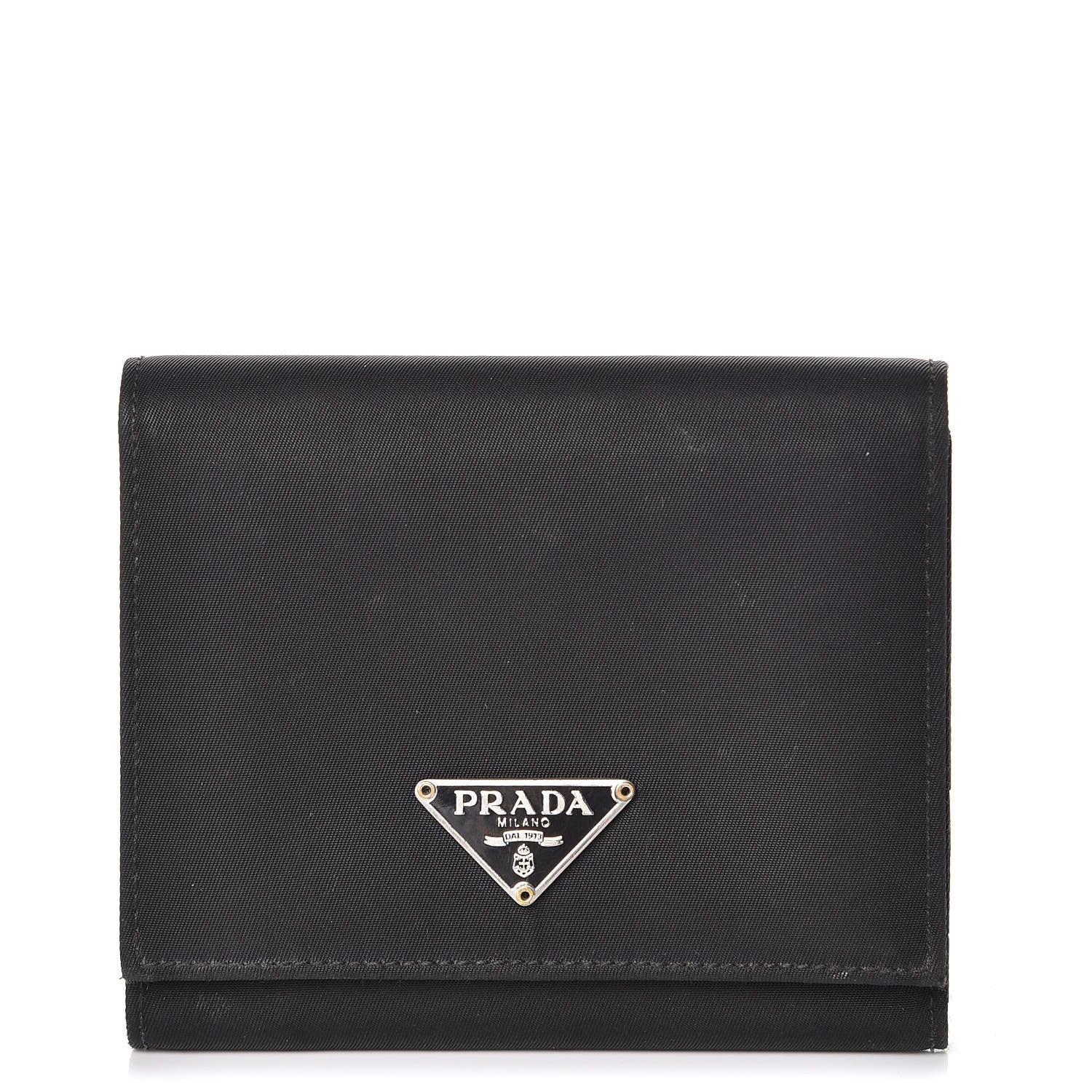 Prada Tessuto Nylon Wallet Nero Black 1 of 12