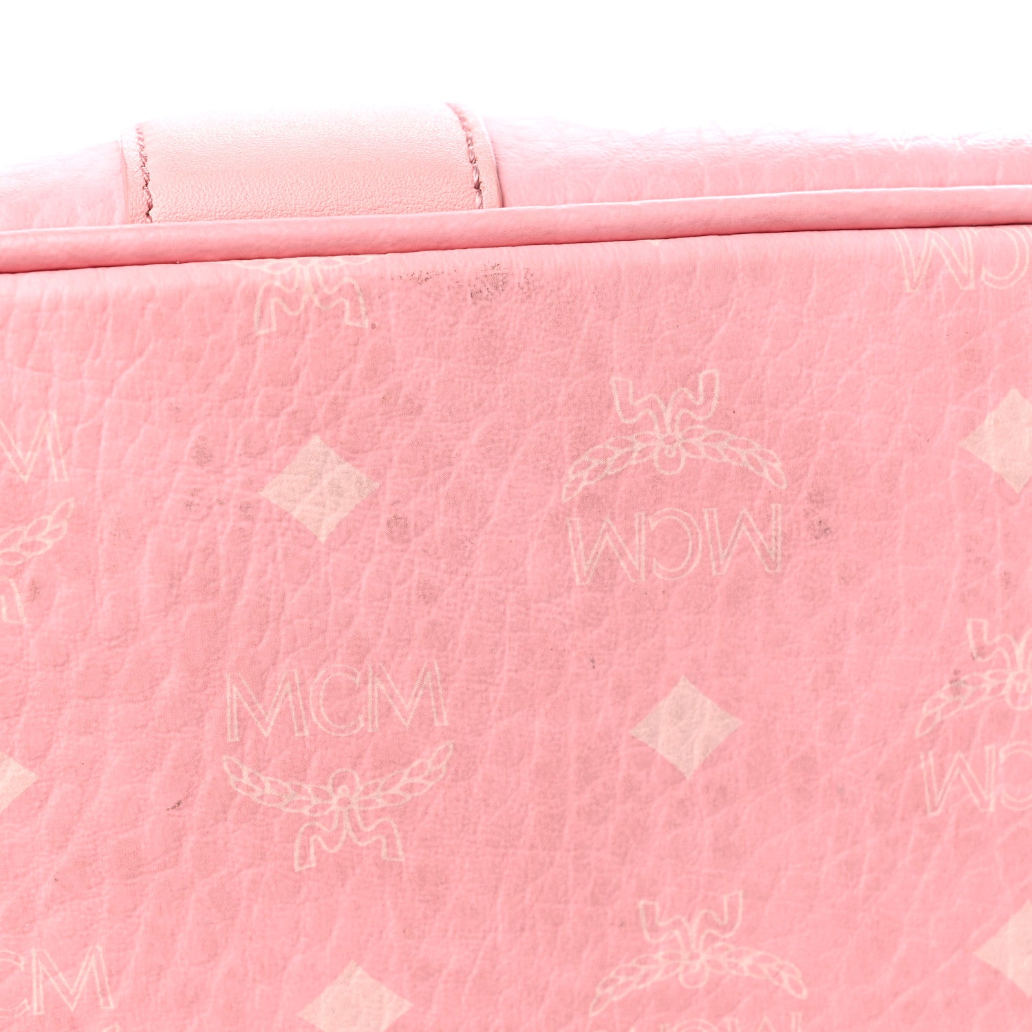 MCM Visetos Medium Liz Reversible Shopper Tote Pink 8 of 13