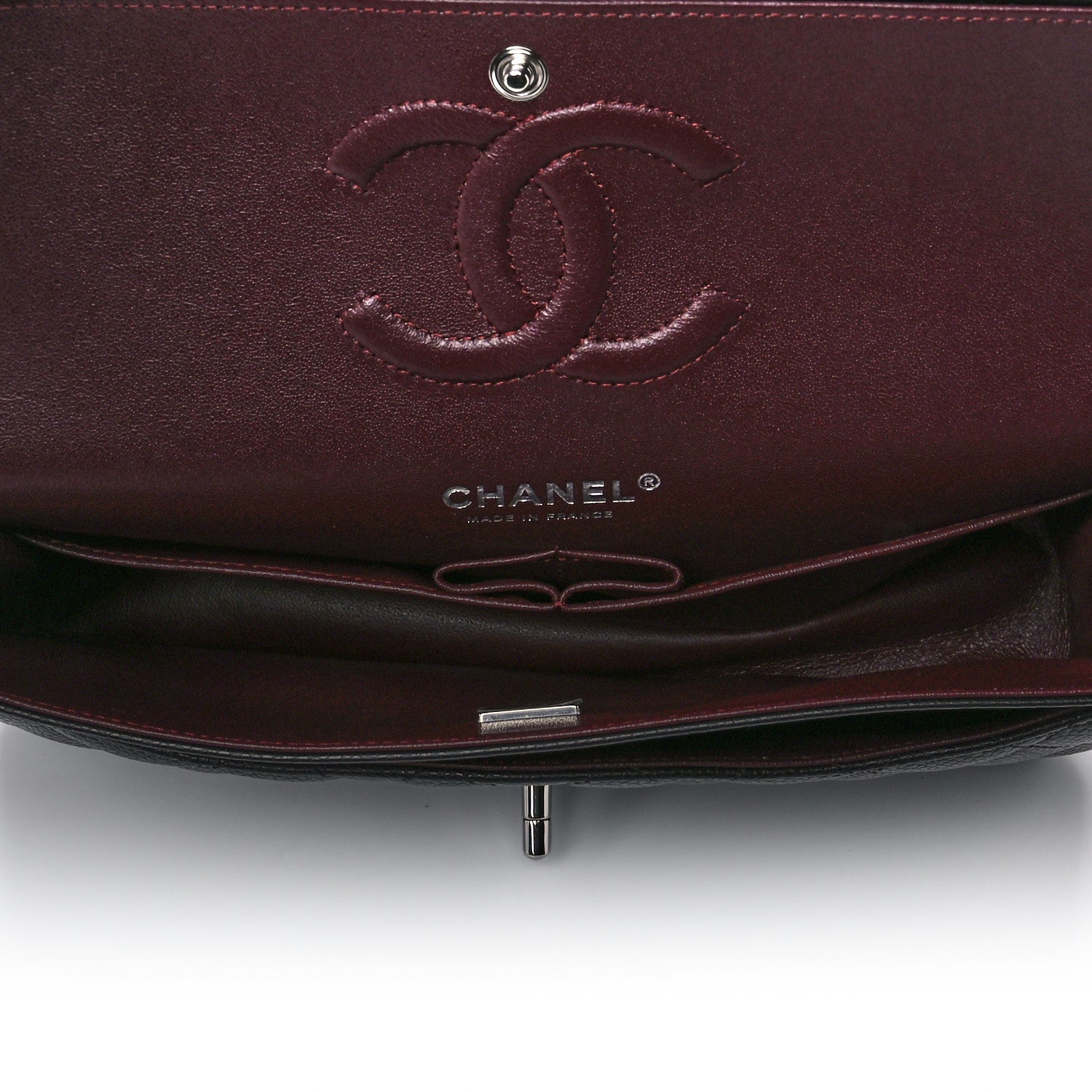 Chanel Caviar Quilted Medium Double Flap Black 5 of 10