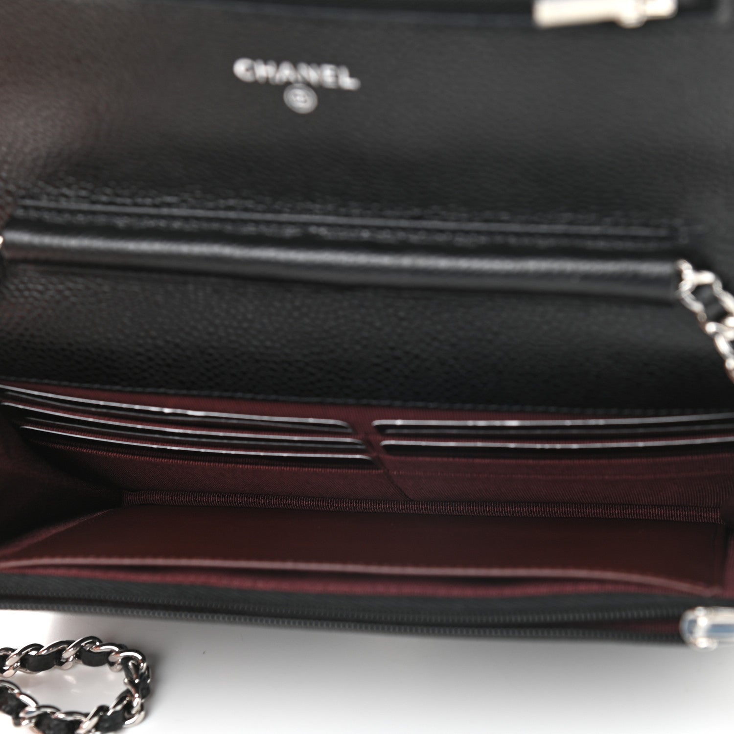 Chanel Caviar Quilted Wallet On Chain WOC Black 5 of 10