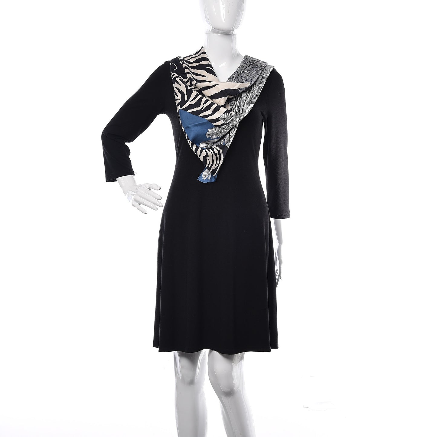 Silk Zebra Pegasus Scarf 90