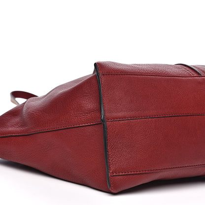 Chloe Grained Lambskin Keri Tote Dark Red 7 of 12