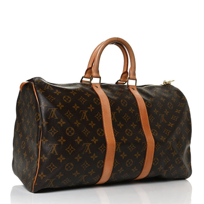 Louis Vuitton Monogram Keepall 45 3 of 16