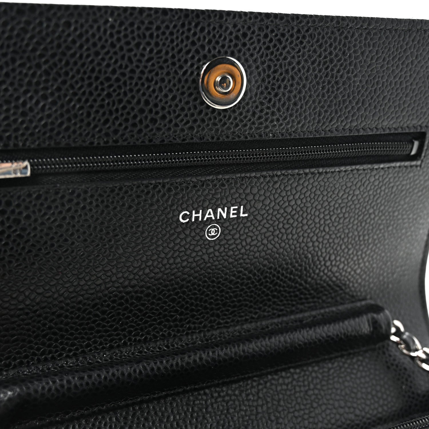 Chanel Caviar Quilted Wallet On Chain WOC Black 6 of 11
