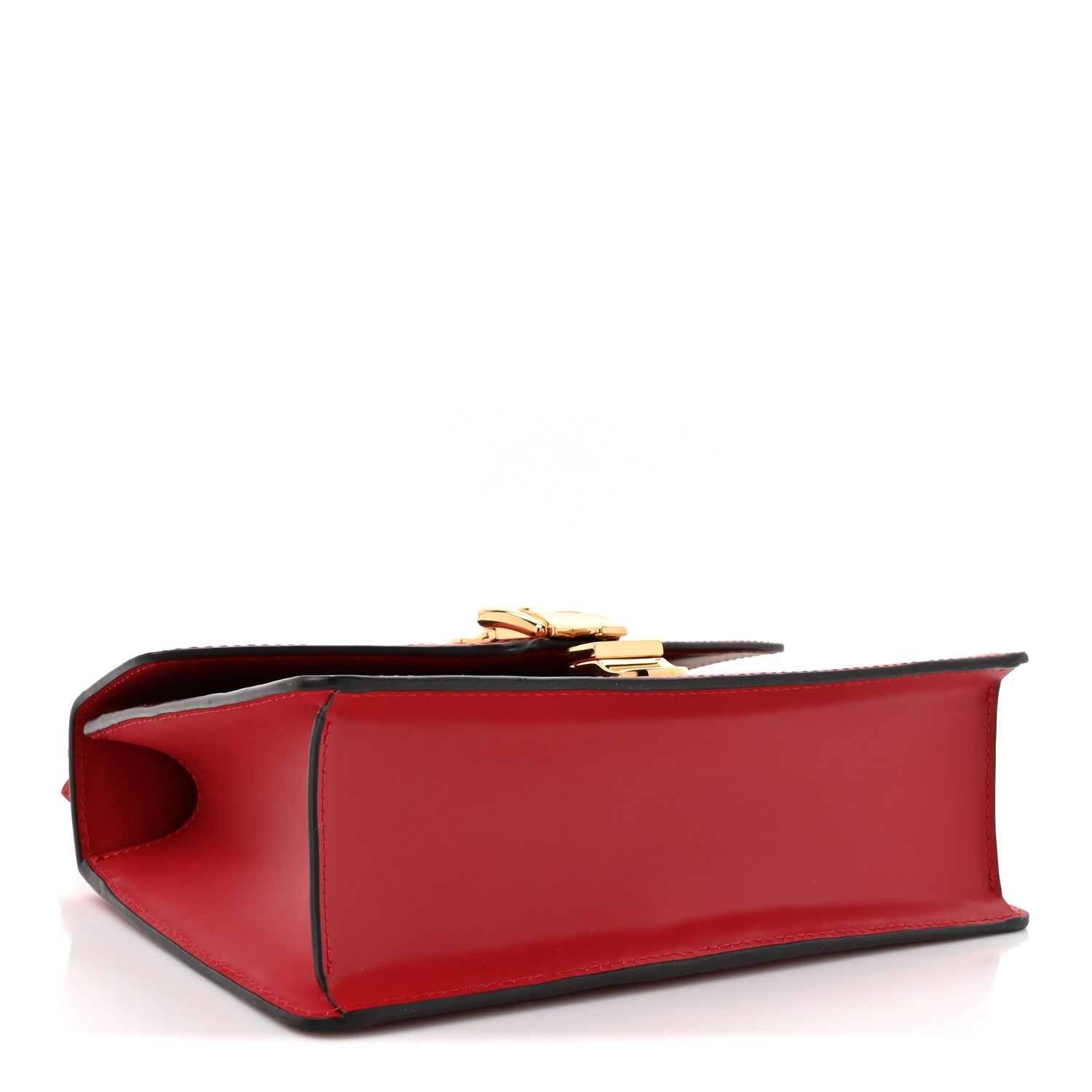 Gucci Calfskin Small Sylvie Shoulder Bag Hibiscus Red 4 of 13