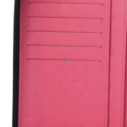 Chanel Calfskin Cambon Zip Around Organizer Wallet Black 9 of 9