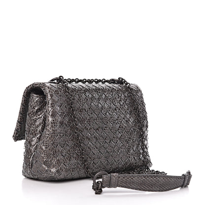 Bottega Veneta Ayers Intrecciato Baby Olimpia Light Grey 3 of 11