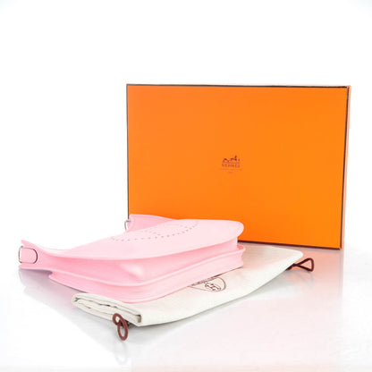 Hermes Taurillon Clemence Evelyne III PM Rose Sakura 4 of 7