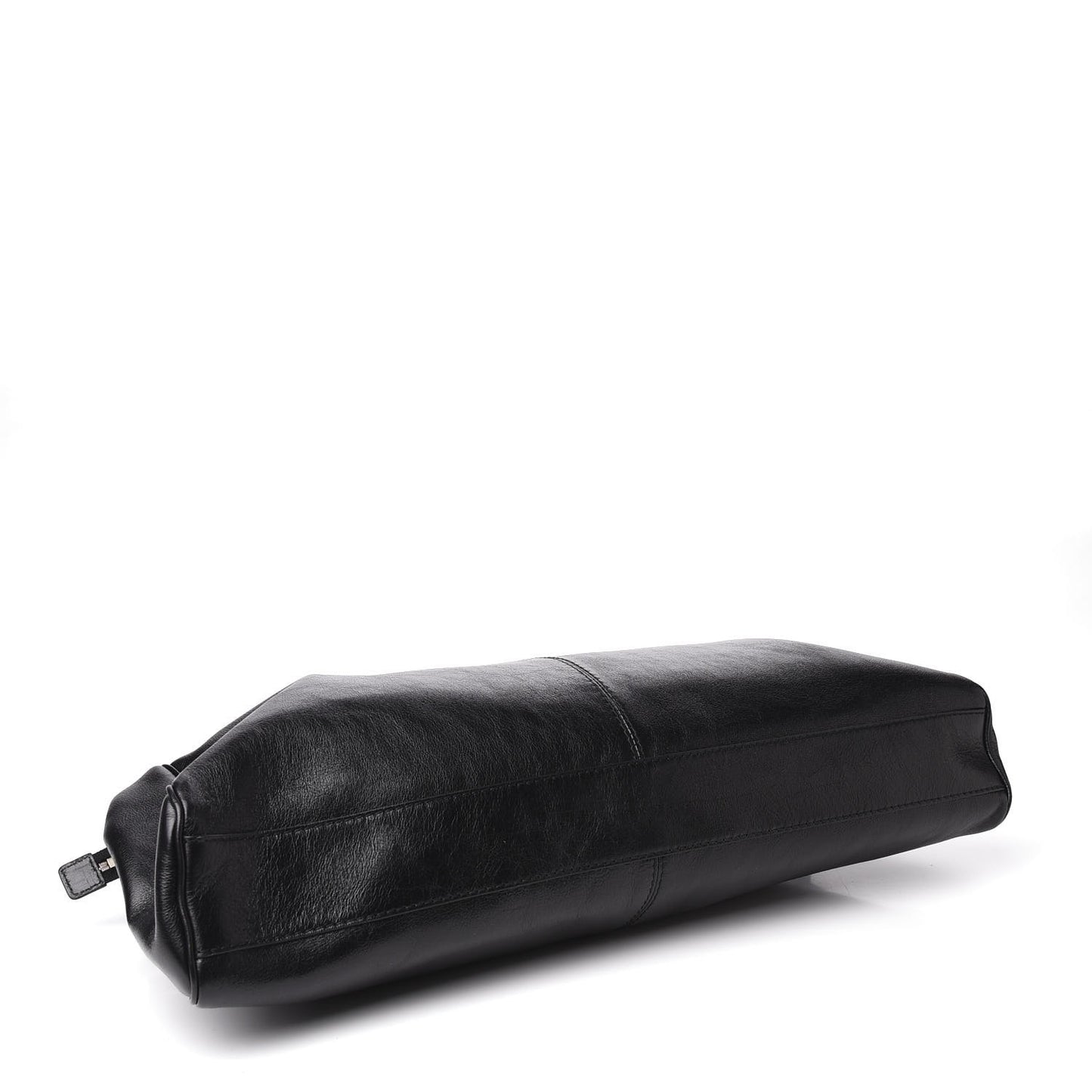 Calfskin Large Re(Belle) Top Handle Bag Black