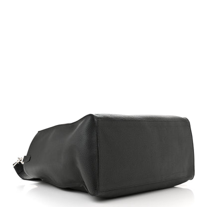Fendi Calfskin Romano Selleria Faces No Words Emoticon Bag Asfalto 4 of 9