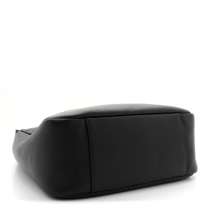 Saint Laurent Smooth Calfskin Large Le 5 A 7 Soft Hobo Black 4 of 11