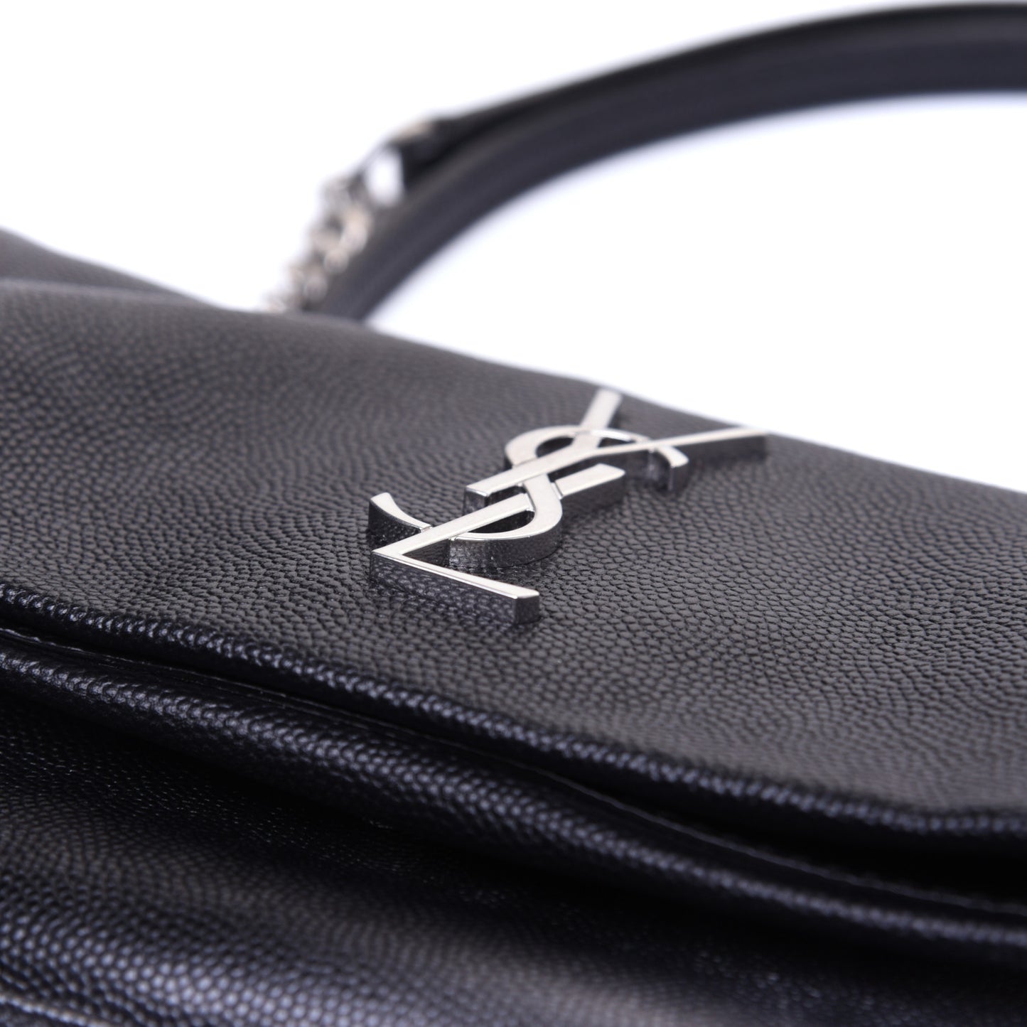 Grain De Poudre Monogram Toy West Hollywood Fold-Over Bag Black