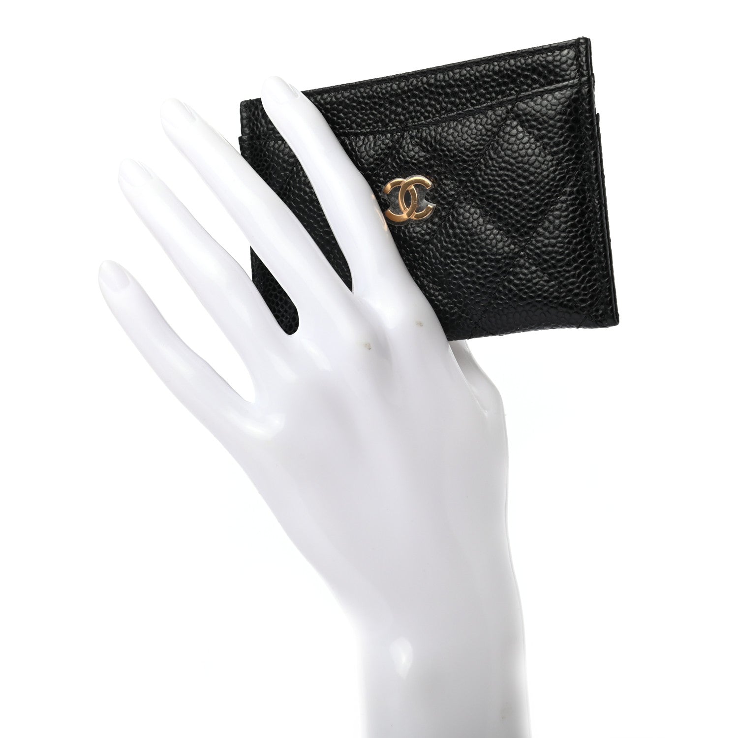 Chanel Caviar Quilted Card Holder Black 2 of 8