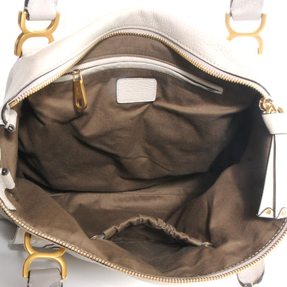 Chloe Calfskin Large Marcie Satchel Dove 5 of 9