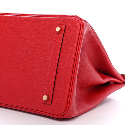 Hermes Epsom Birkin 35 Rouge Casaque 20 of 21