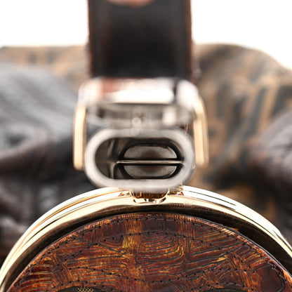 Fendi Zucca Nappa Nuvolata Vitello Tortuga Spy Tobacco Moro 8 of 13