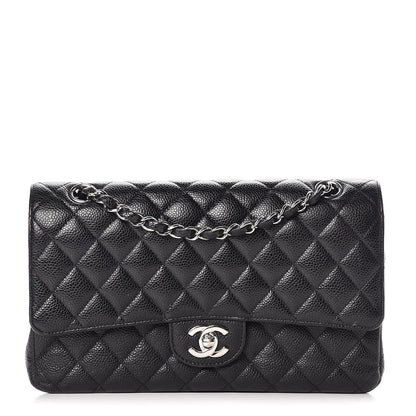 Chanel Caviar Quilted Medium Double Flap Black 1 of 9