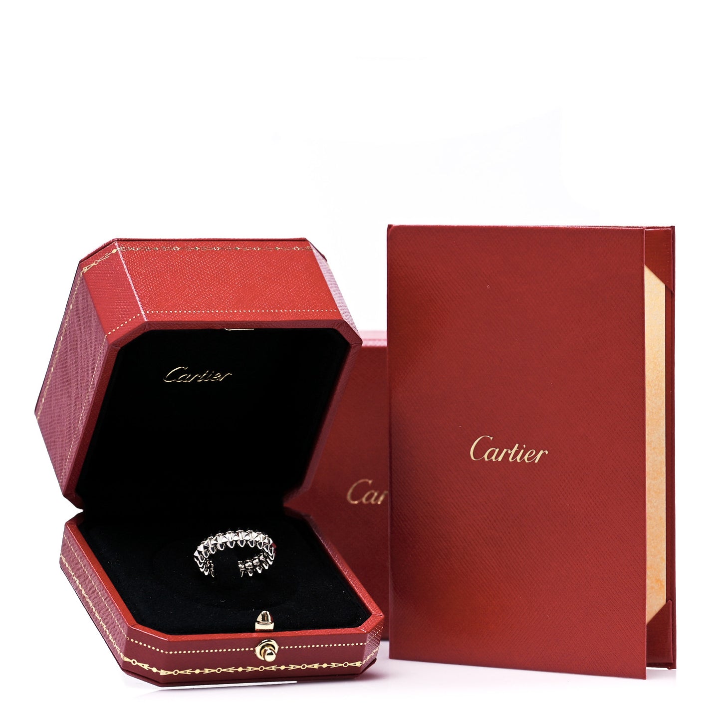18K White Gold SM Clash De Cartier Ring 51 5.75