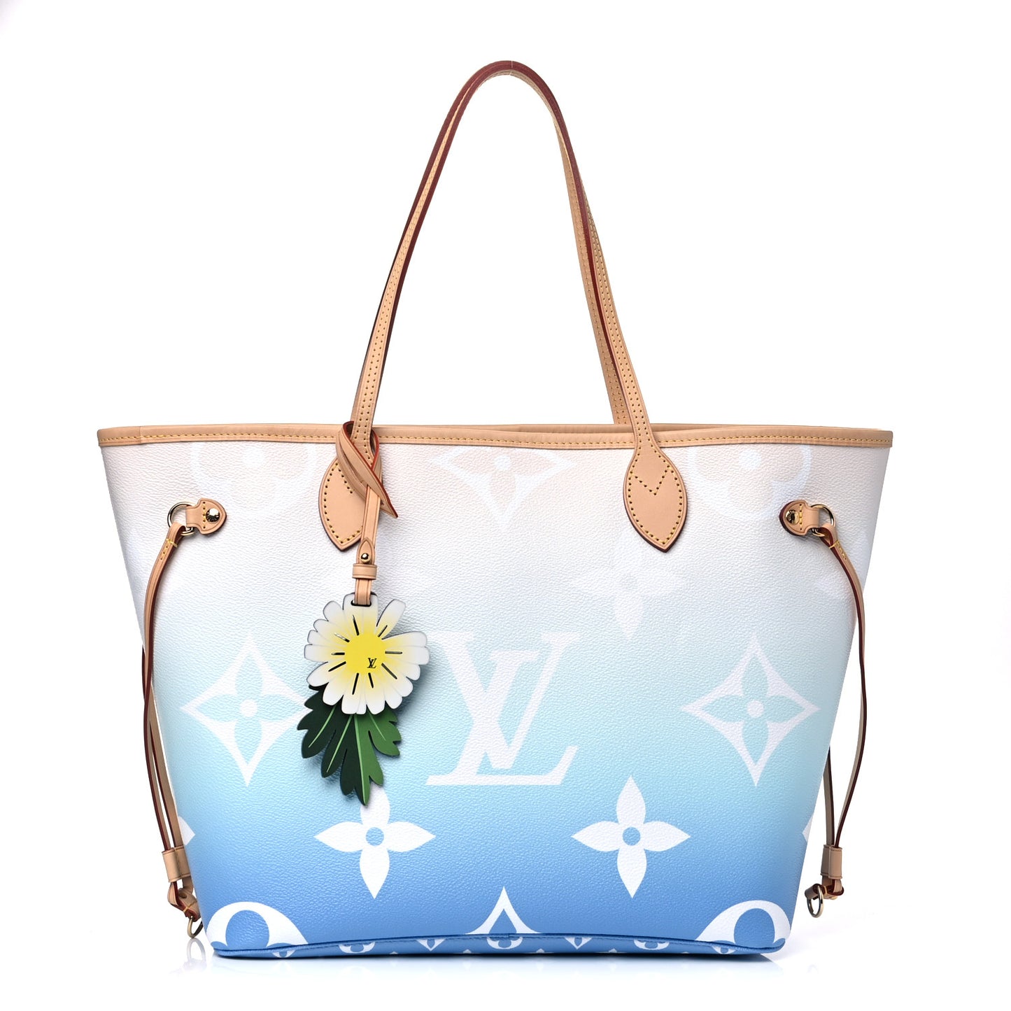 Monogram Giant By The Pool Neverfull MM Blue